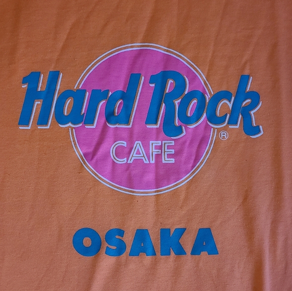 Rare Vintage 90s Hard Rock Cafe - Osaka (Japan) SAVE THE PLANET Print T-Shirt - Picture 2 of 4